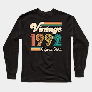 Retro Vintage 1992 Limited Edition 30th Birthday 30 Years Old Gift For Men Women Long Sleeve T-Shirt